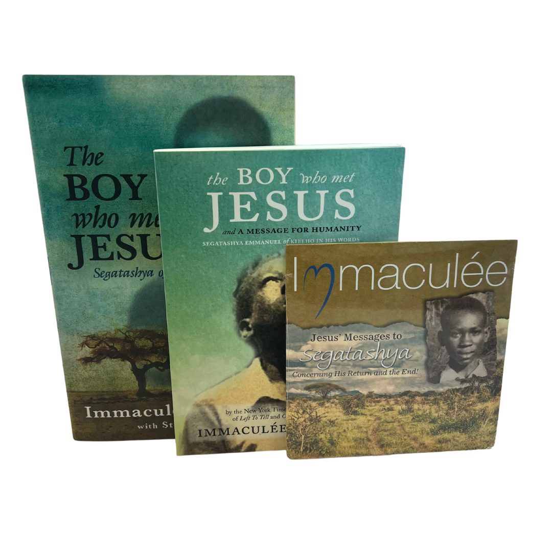 The Boy Who Met Jesus - Segatasha Bundle with Messages Booklet & CD - signed by Immaculee