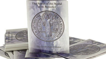 St Benedict Medal Brown Corded Bracelet